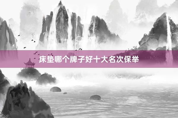 床垫哪个牌子好十大名次保举